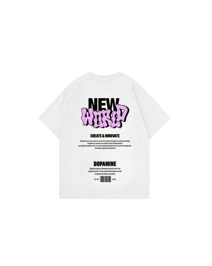 NEW WORLD Oversized   T-SHIRT